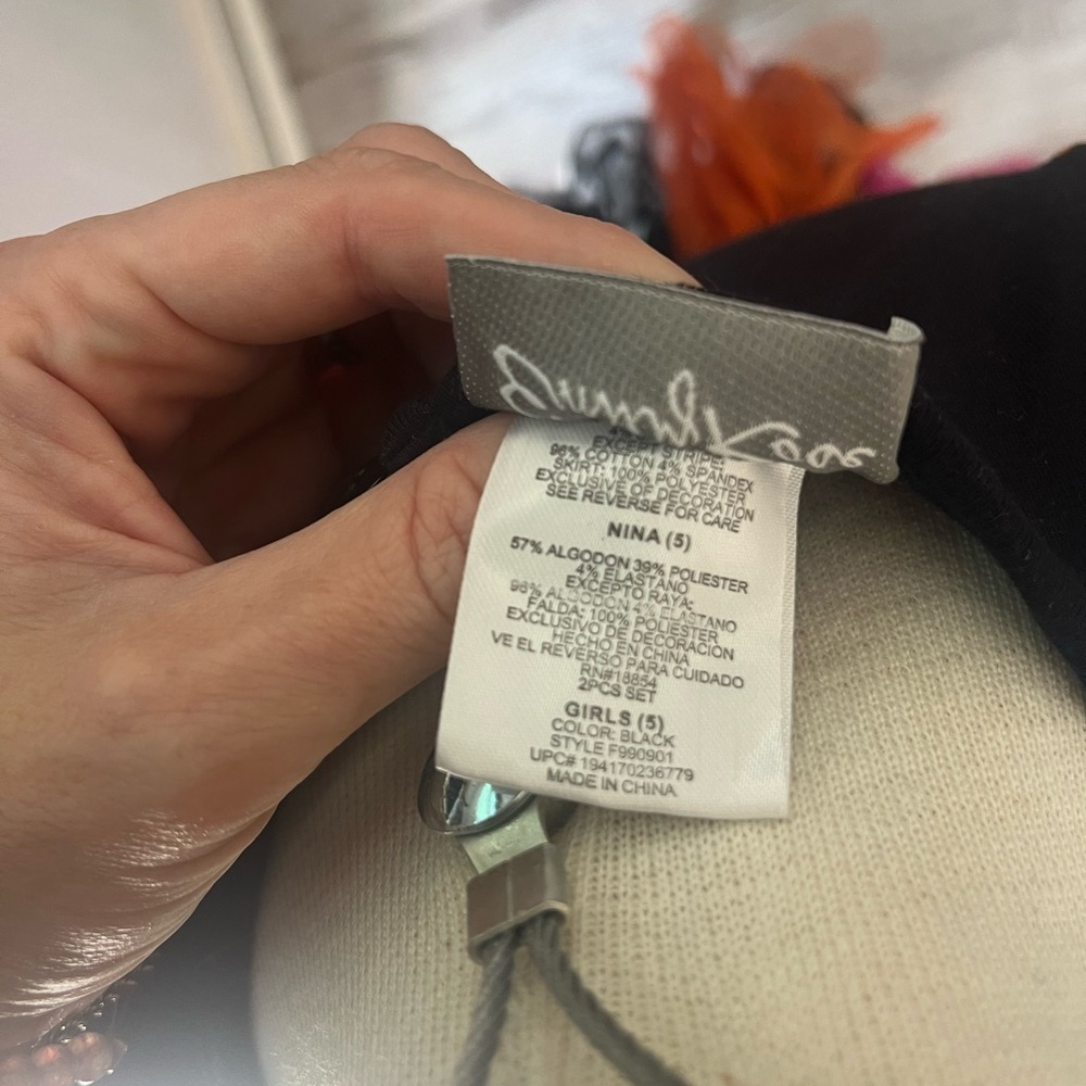 Size 5 fall/pumpkin/halloween unicorn dress and pants SHIPS SAME DAY - Picture 7 of 8